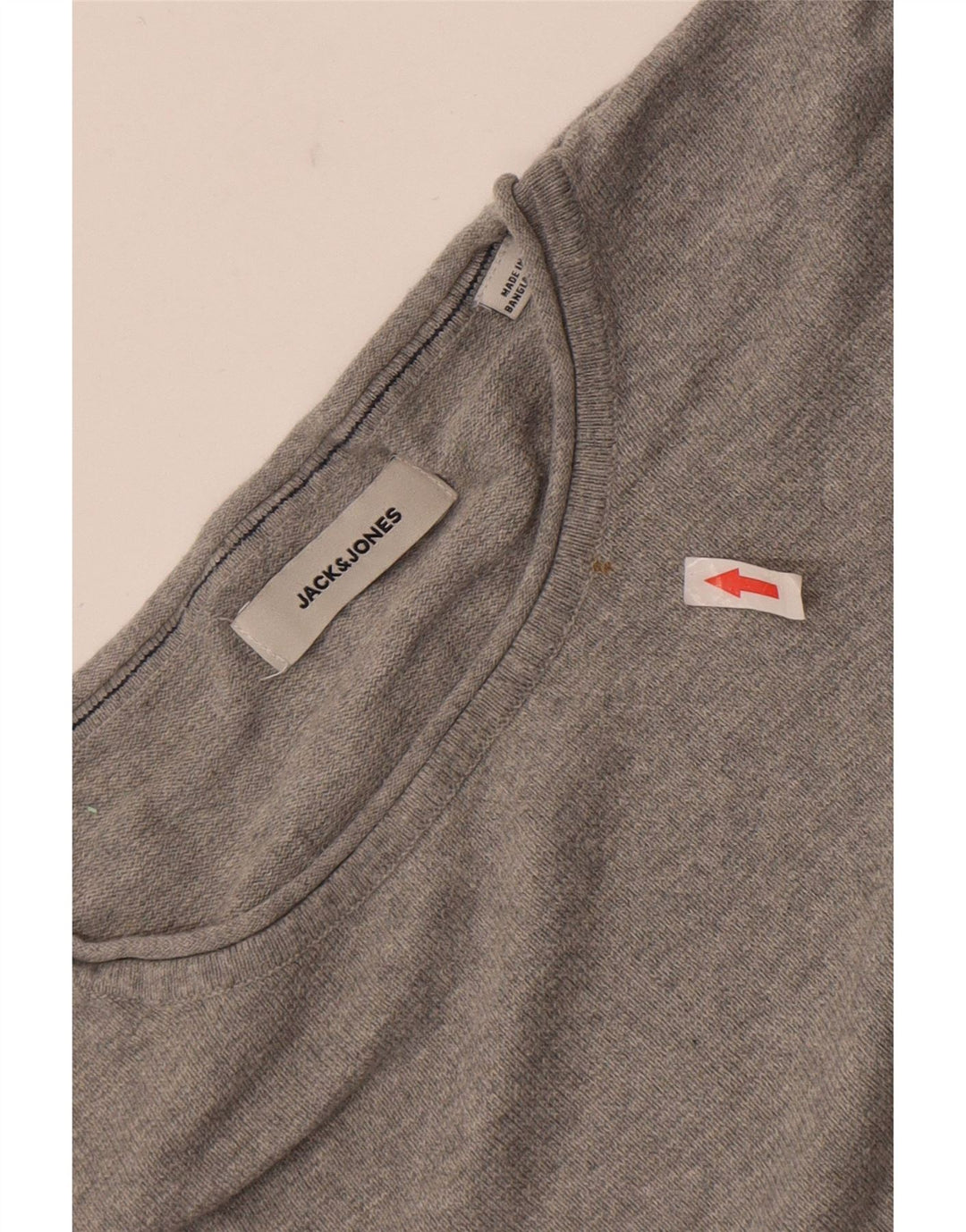 Мужской свитер с круглым вырезом Jack & Jones 2XL серый