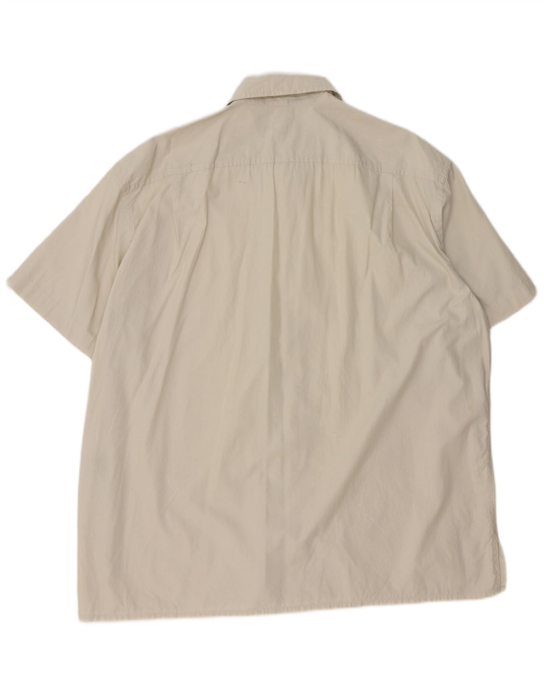 Dkny Мужская рубашка с коротким рукавом XL, бежевый хлопок