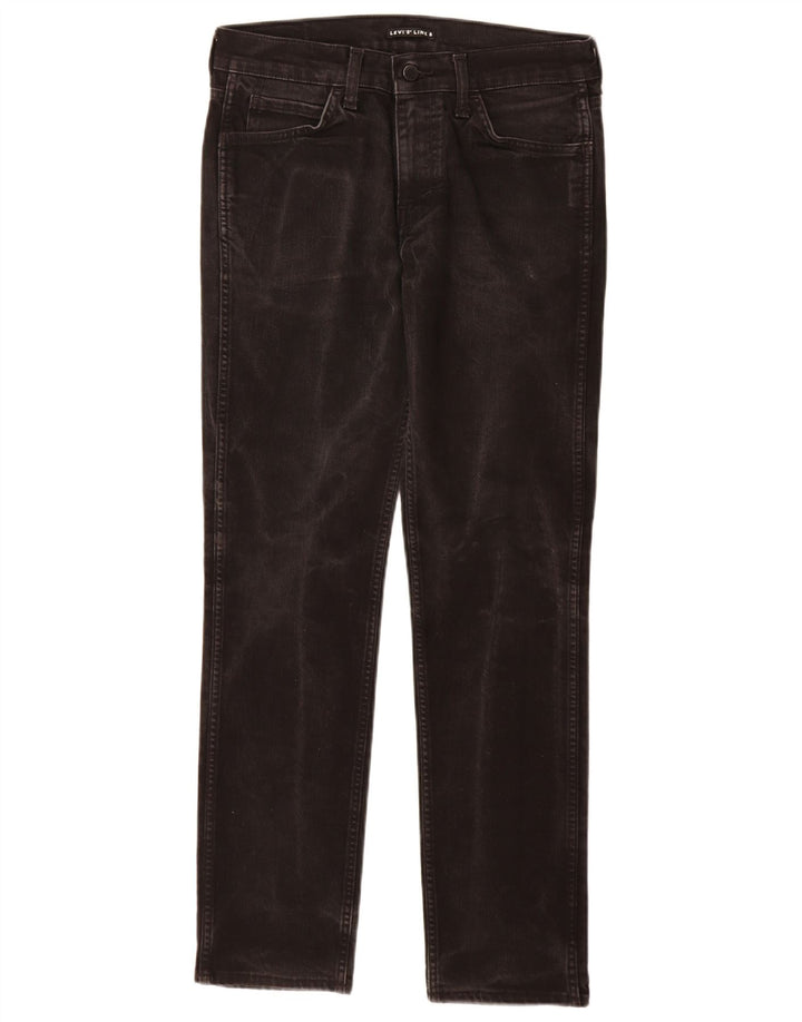 Джинсы Levi's Line 8 Slim W30 L32, черный хлопок