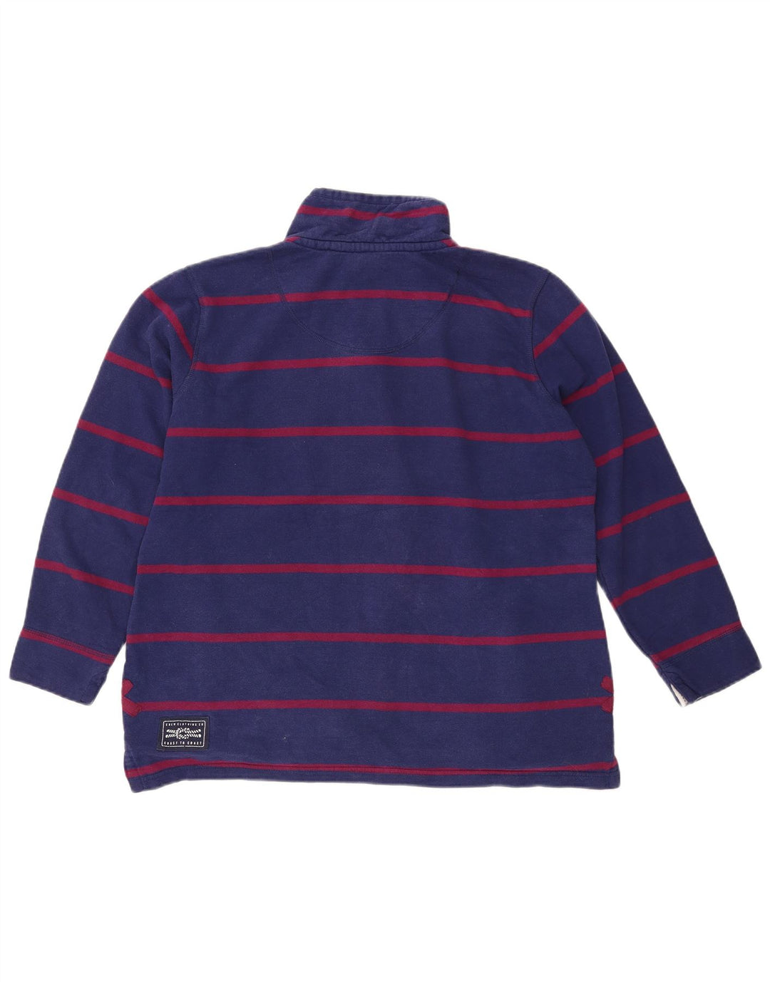 Женский свитер-свитшот CREW CLOTHING UK 16, большой темно-синий в полоску