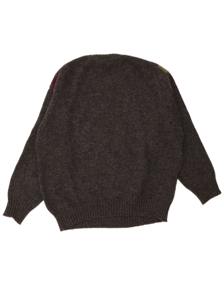 Мужской джемпер с круглым вырезом Rifle, свитер XL, серый цвет Argyle/Diamond Wool