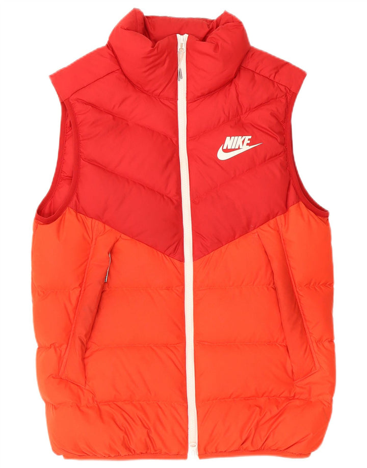 Мужские кроссовки Nike Padded Gilet UK 36, маленький оранжевый полиэстер с цветными блоками