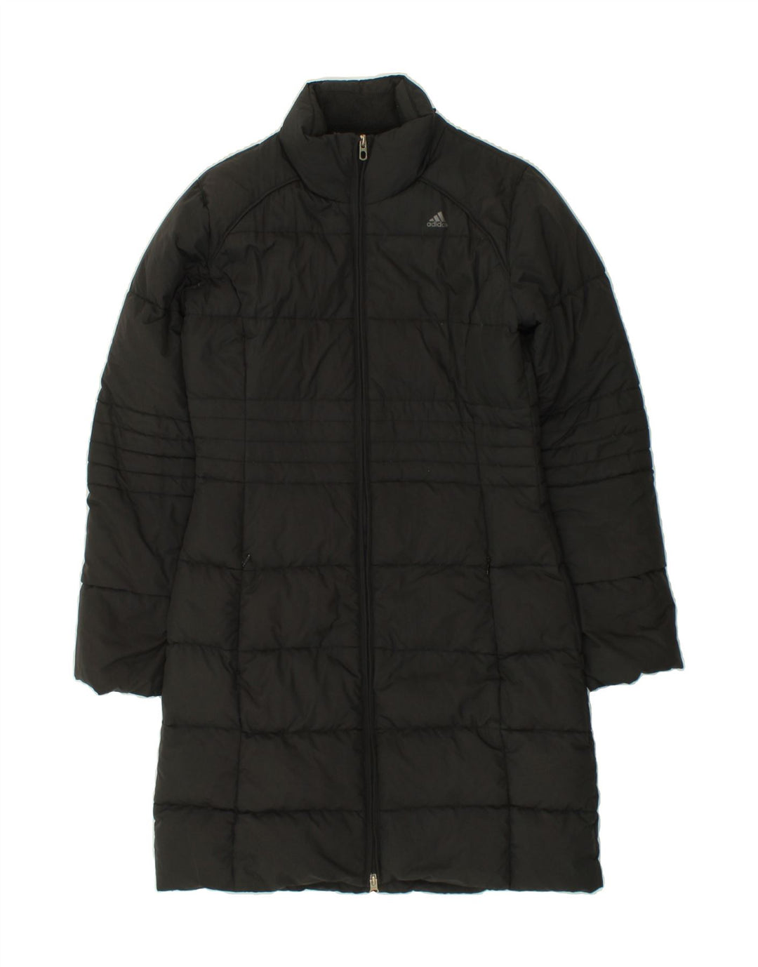 ADIDAS Womens Padded Coat UK 10 Small Black Vintage Adidas and Second-Hand Adidas from Messina Hembry 