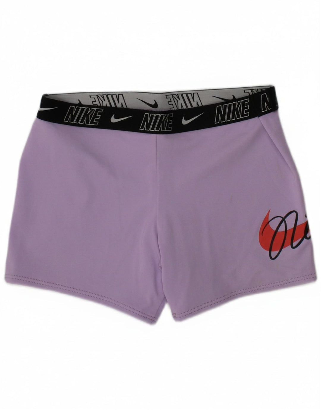 NIKE Boys Graphic Sport Shorts 8-9 Years Small Purple Polyamide