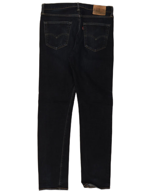 Мужские джинсы Levi's Slim 522 W34 L34 Темно-синие, хлопок