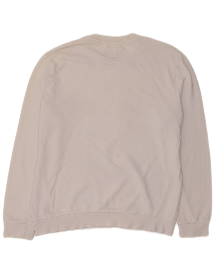 Guess Мужской свитшот с рисунком XL из хлопка белого цвета