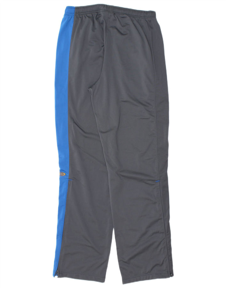 Мужские спортивные брюки Puma, средний серый полиэстер с цветными блоками