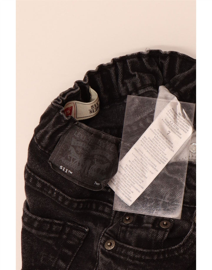 Джинсы LEVI'S Boys 511 Slim 6-7 лет W20 L22, черный хлопок