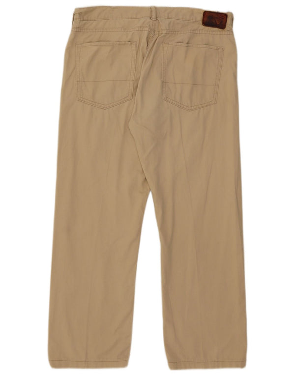 Мужские прямые укороченные брюки Dockers W32 L25, бежевый хлопок