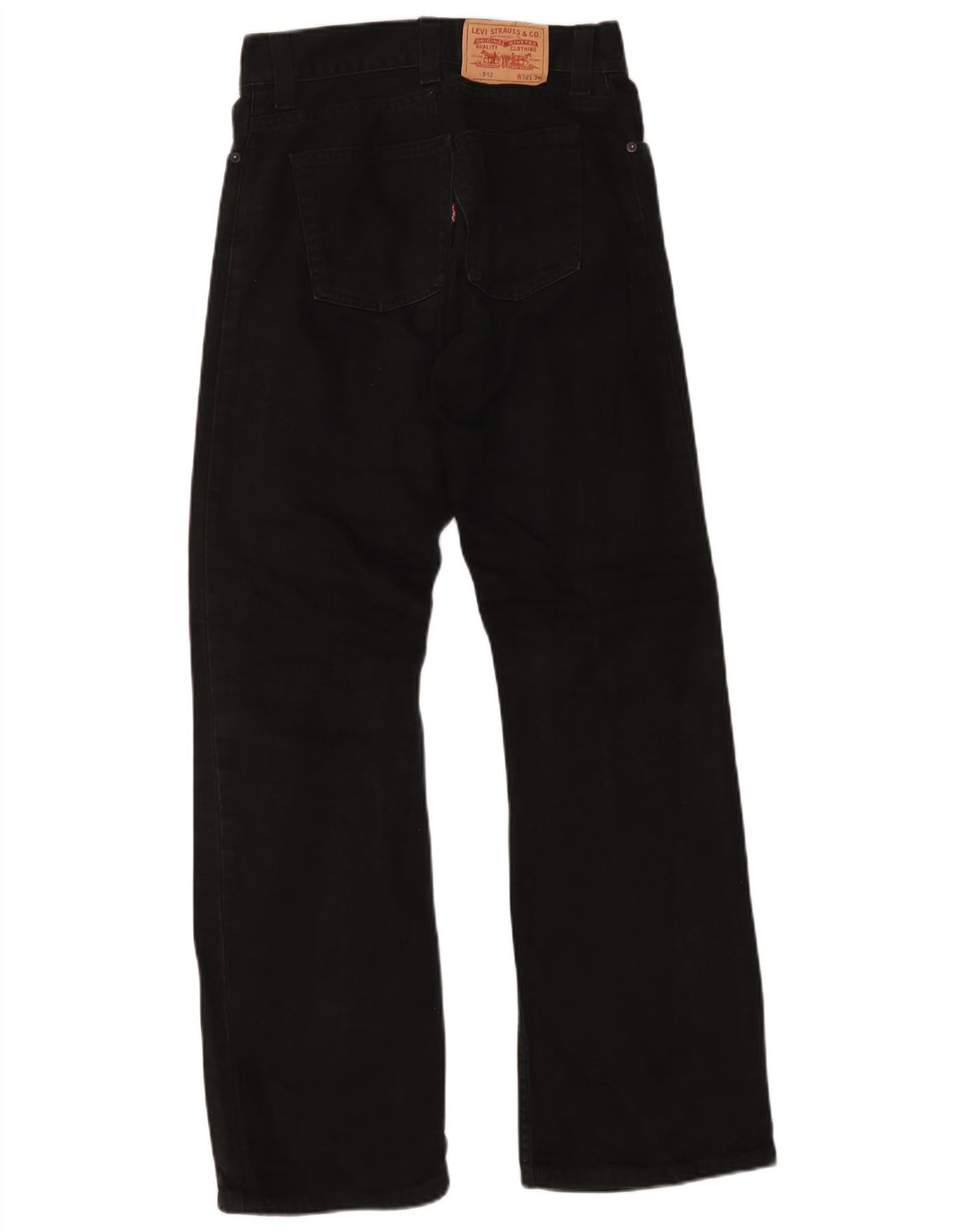 Мужские зауженные джинсы Levi's 512 W32 L34 черные