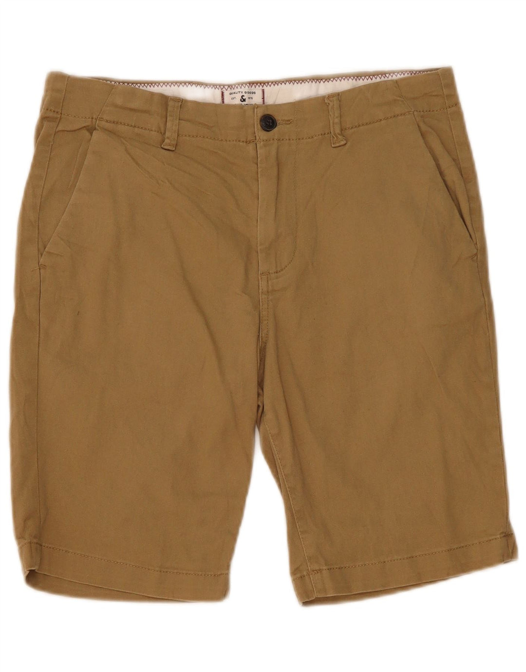 Мужские шорты чинос Jack & Jones, маленькие W32, коричневые, хлопковые