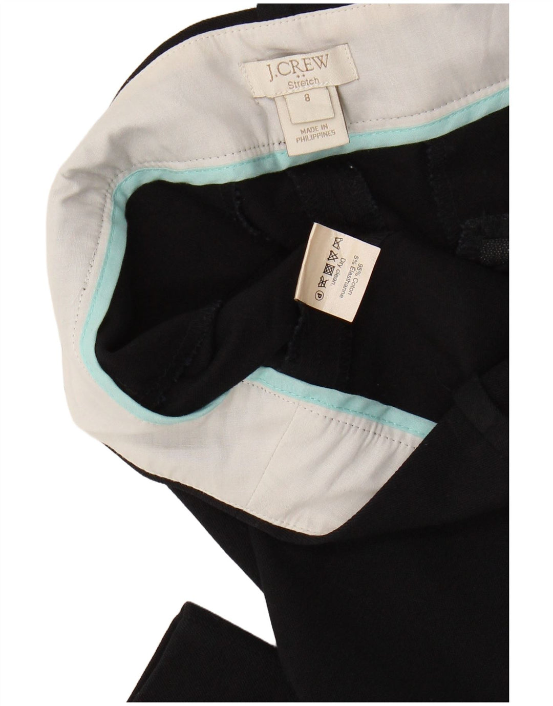 Женские укороченные брюки стрейч J. CREW US 8 Medium W30 L26, черные