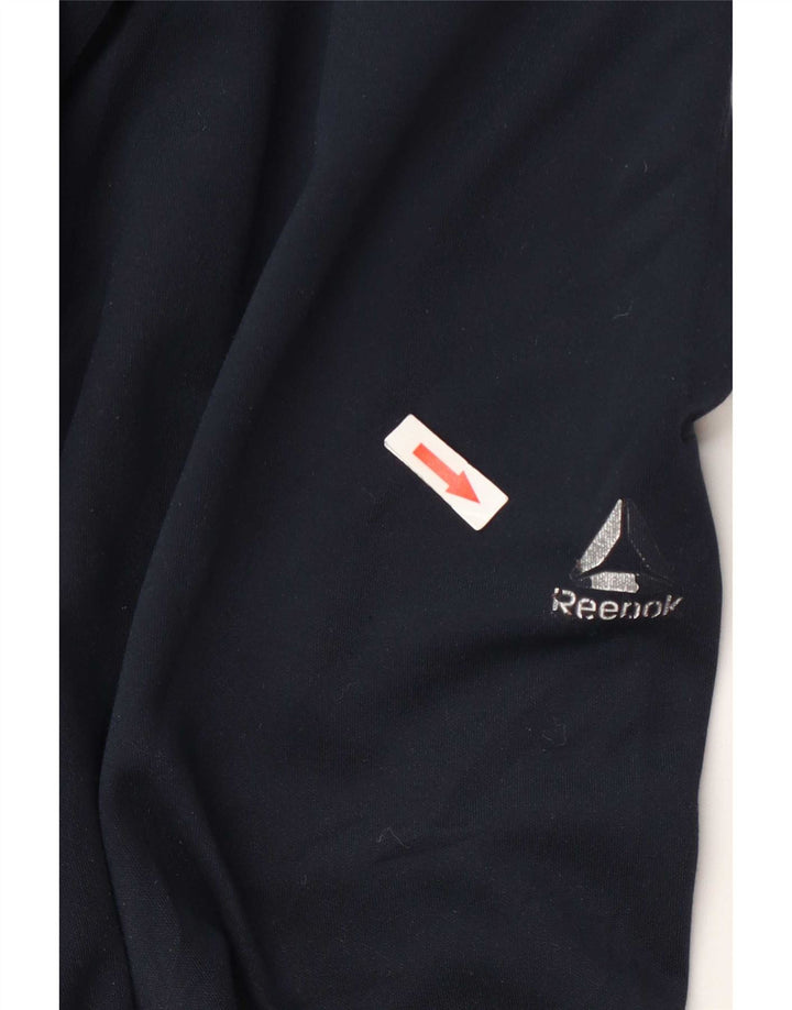 Брюки мужские спортивные Reebok средние темно-синие