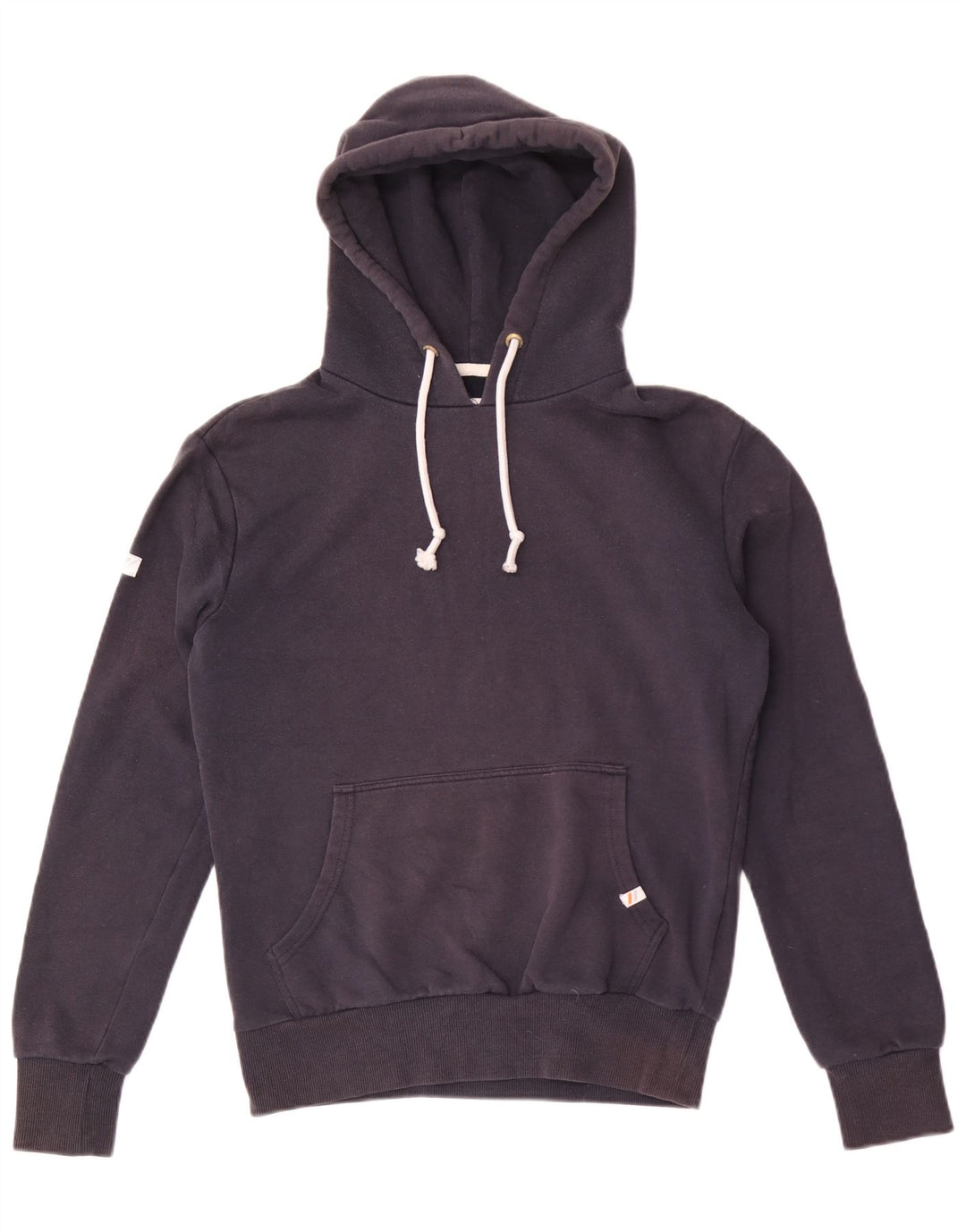 Мужской джемпер с капюшоном Superdry, маленький, темно-синий, хлопок