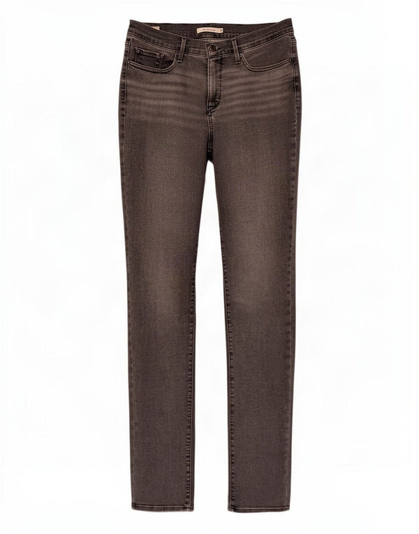 Женские джинсы Levi's 312 Shaping Slim W31 L34 Серые хлопковые