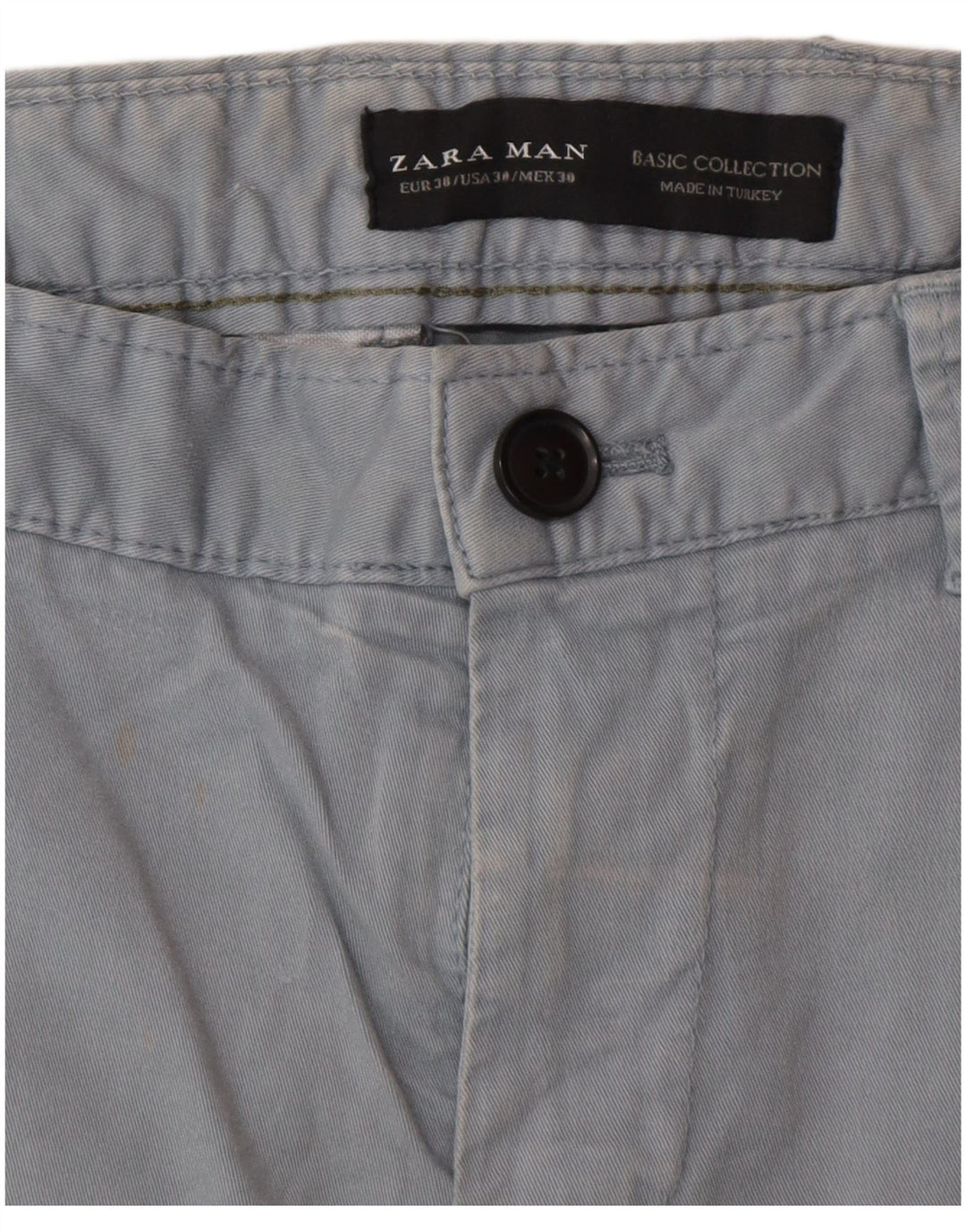 Мужские узкие брюки-чиносы Zara EU 38 Small W30 L33 Серые