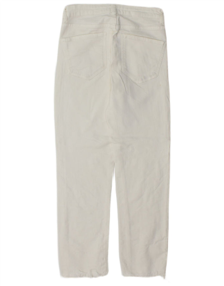 Женские прямые джинсы ZARA EU 36 XS W26 L26, белые