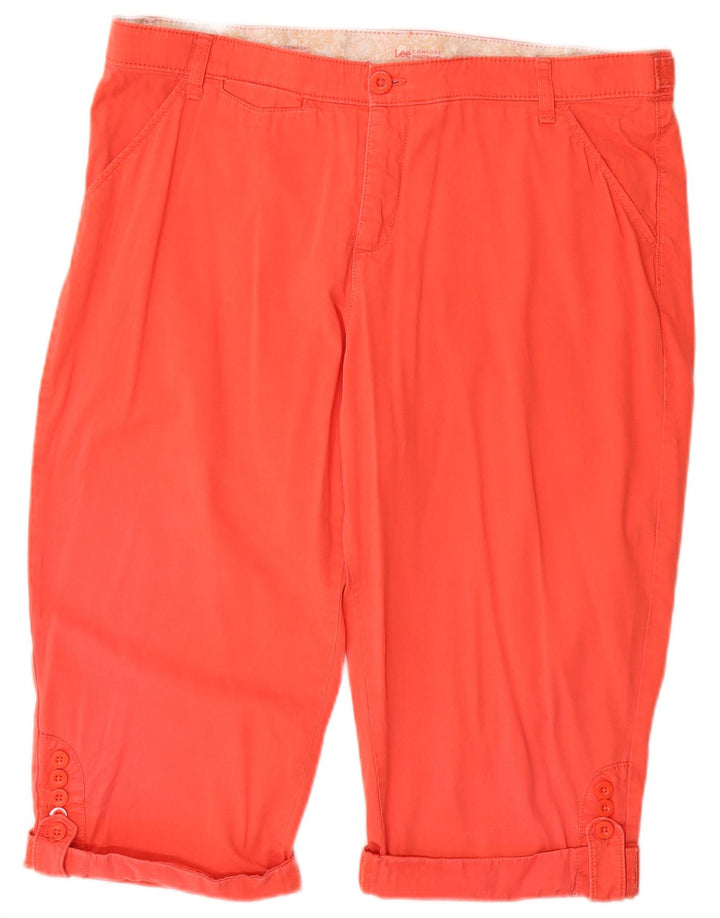 Женские шорты-бермуды Lee Regular W38 XL красные