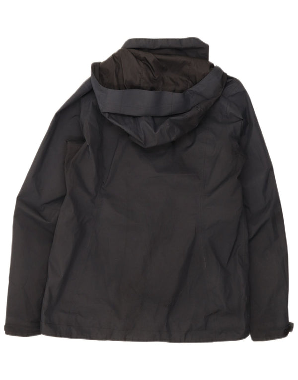 Женская дождевик с капюшоном The North Face UK 14, средний черный полиэстер