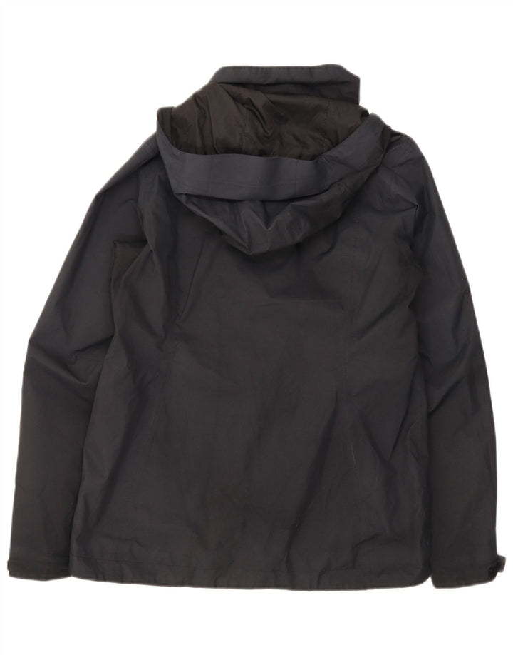 Женская дождевик с капюшоном The North Face UK 14, средний черный полиэстер
