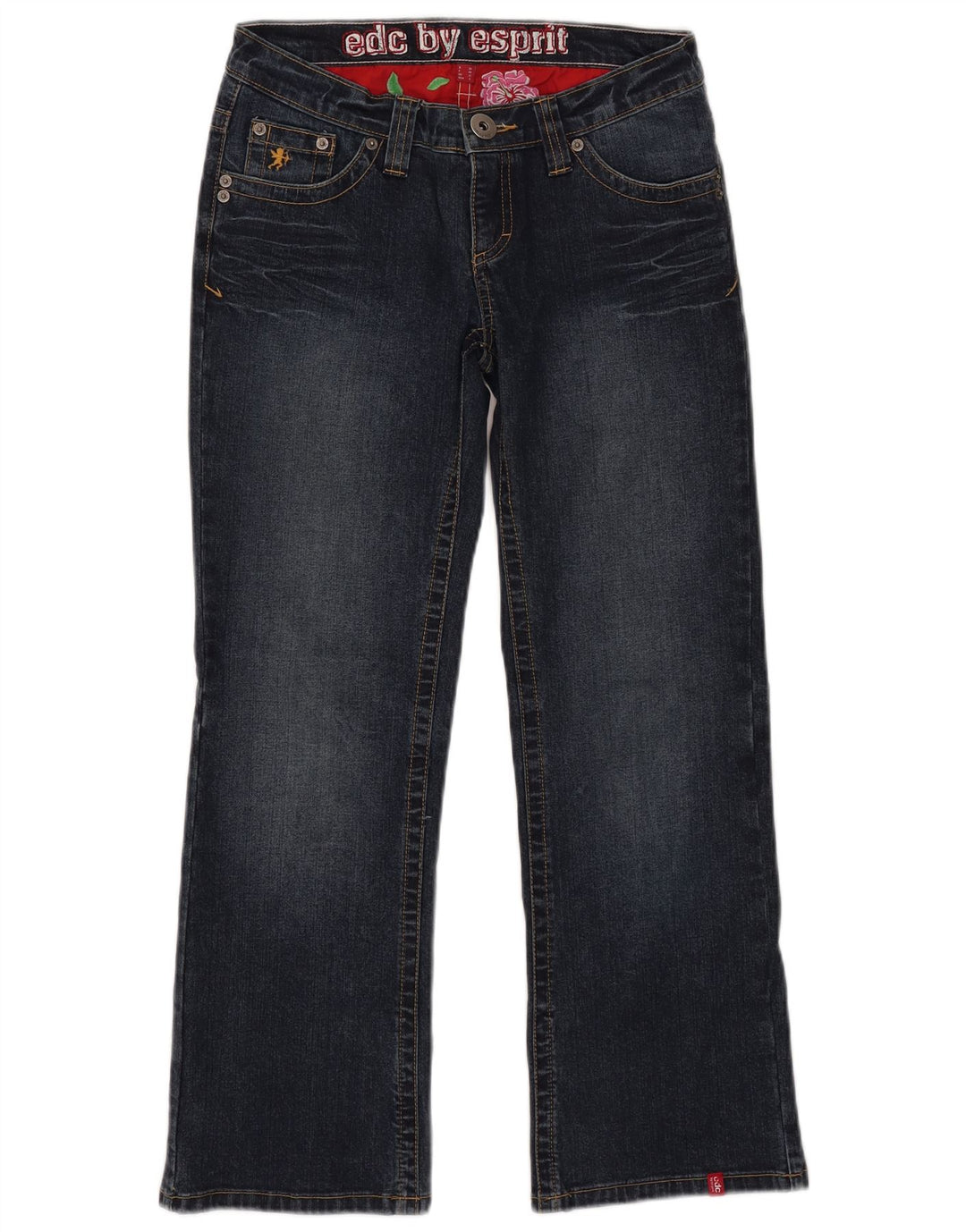 Женские джинсы ESPRIT Bootcut UK 12 Medium W28 L27 Темно-синие, хлопок