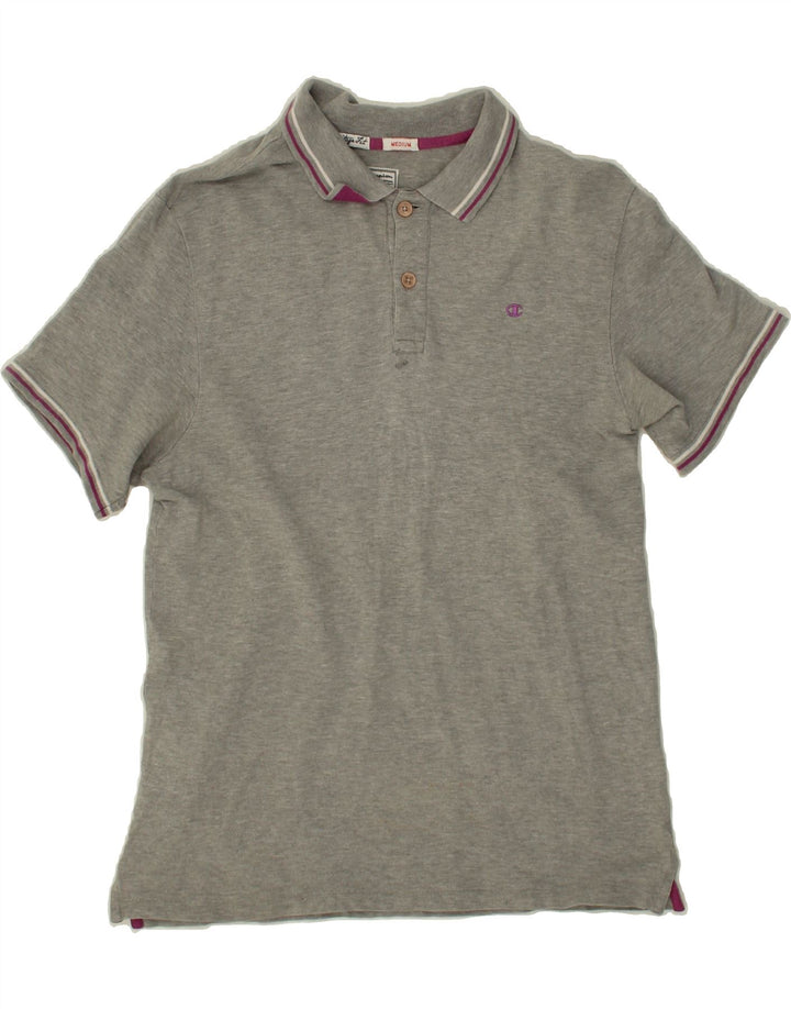CHAMPION Mens Polo Shirt Medium Grey Vintage Champion and Second-Hand Champion from Messina Hembry 