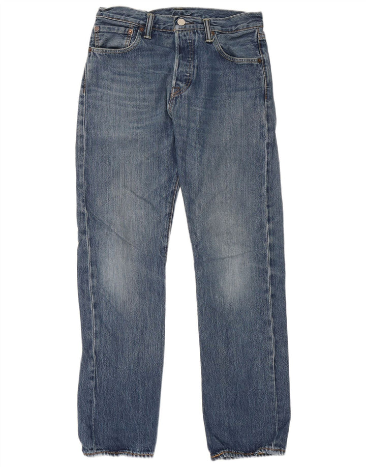 Мужские прямые джинсы Levi's 501 W29 L30 синие, хлопок