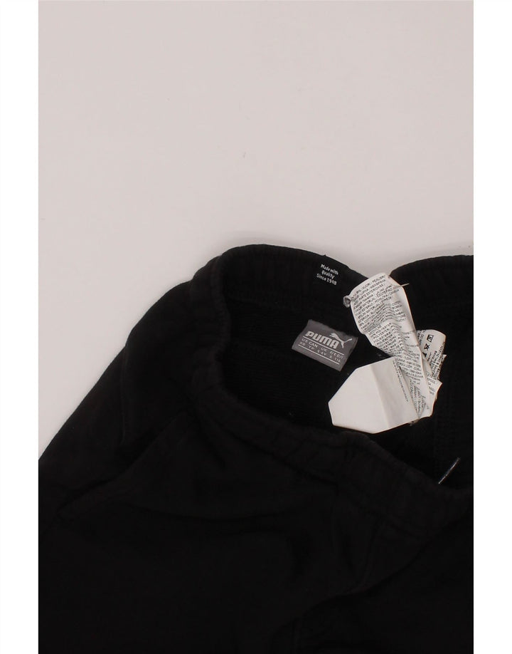 Спортивные шорты PUMA для мальчиков 5-6 лет, черные хлопковые