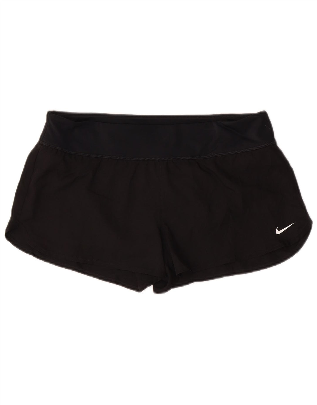 Женские спортивные шорты Nike UK 16, большие черные, полиэстер