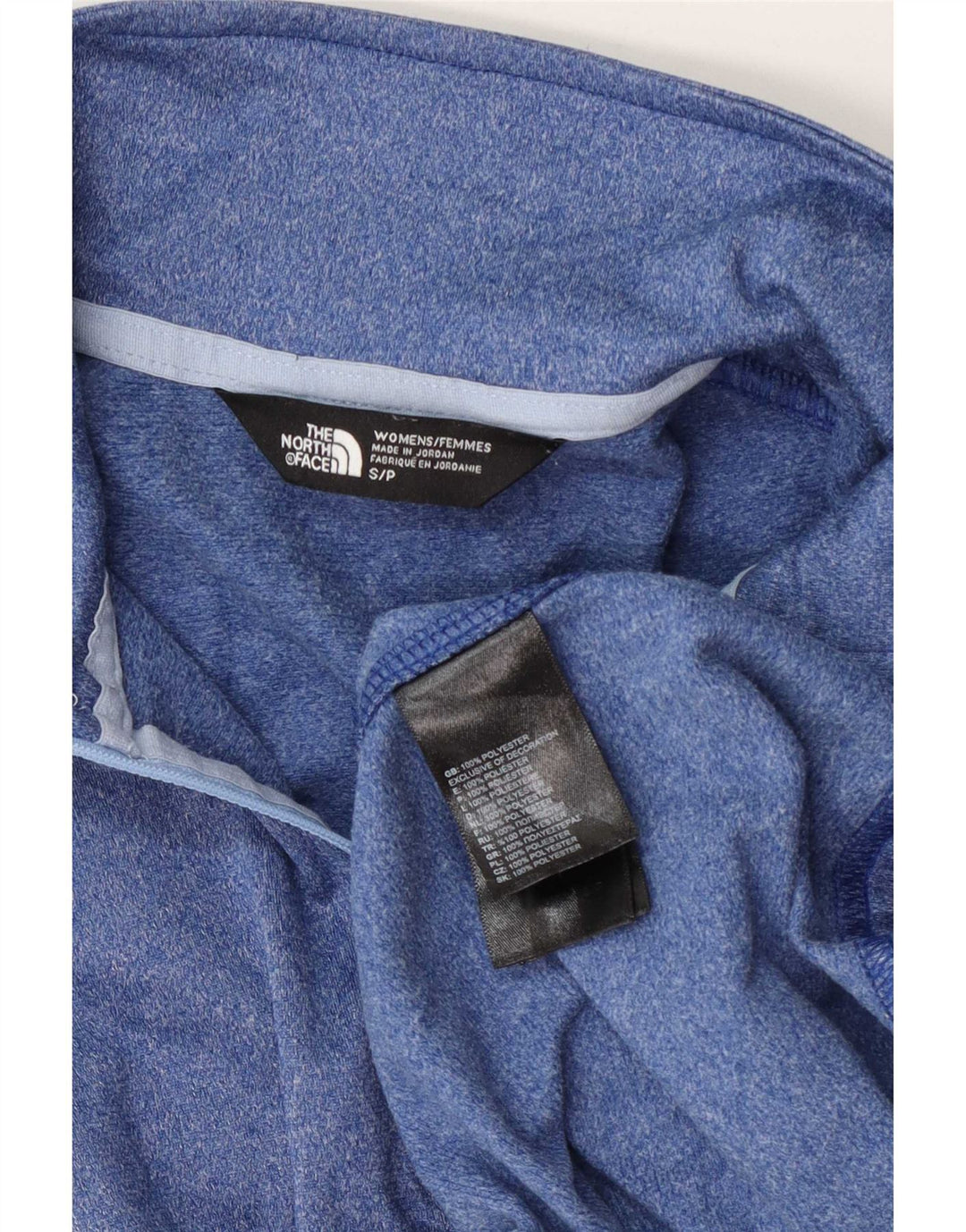 Женский спортивный пуловер The North Face Top UK 10, маленький синий в крапинку