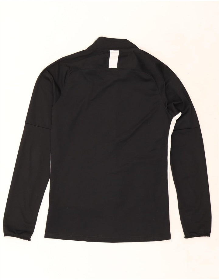 Мужская спортивная куртка Nike Dri Fit, маленькая черная полиэстер с цветными блоками