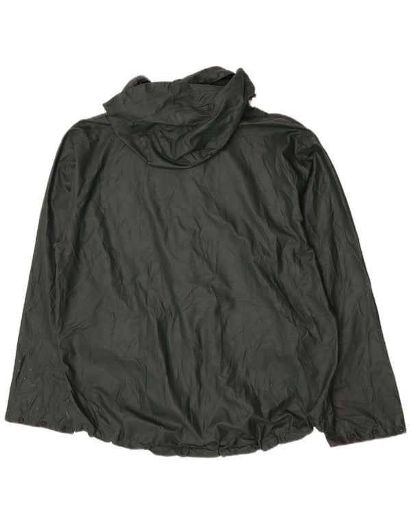 Мужская дождевик с капюшоном Helly Hansen UK 42 XL, зеленый полиуретан