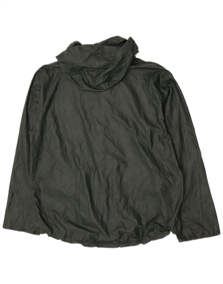 Мужская дождевик с капюшоном Helly Hansen UK 42 XL, зеленый полиуретан