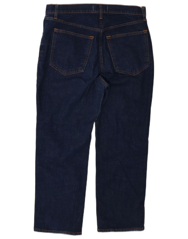 Женские укороченные джинсы Abercrombie & Fitch US 10, большие W30 L24, темно-синие