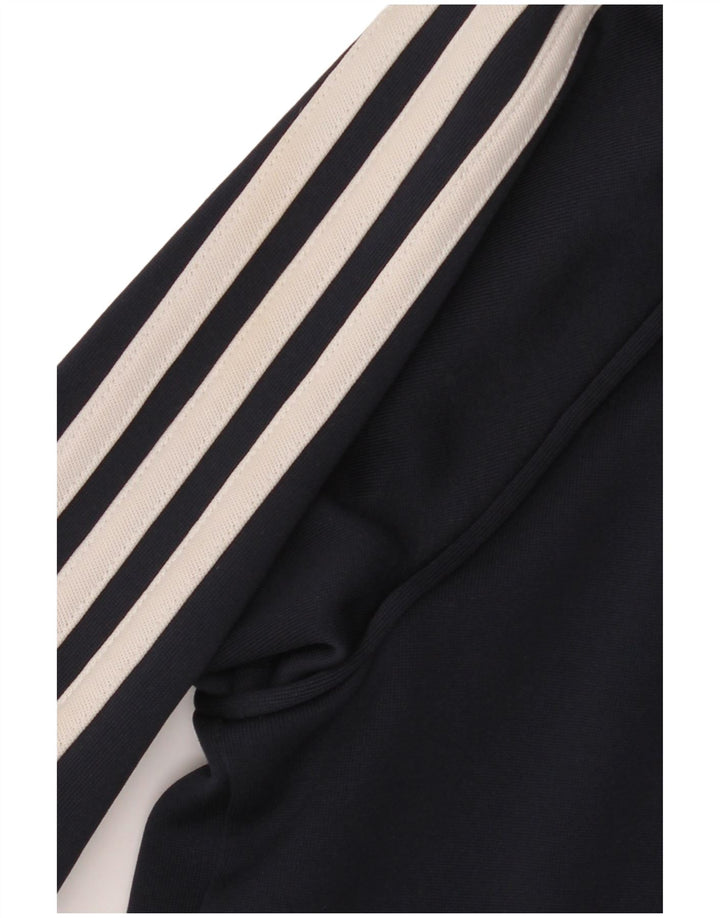 Мужской спортивный костюм Adidas, верхняя куртка, большой темно-синий полиэстер