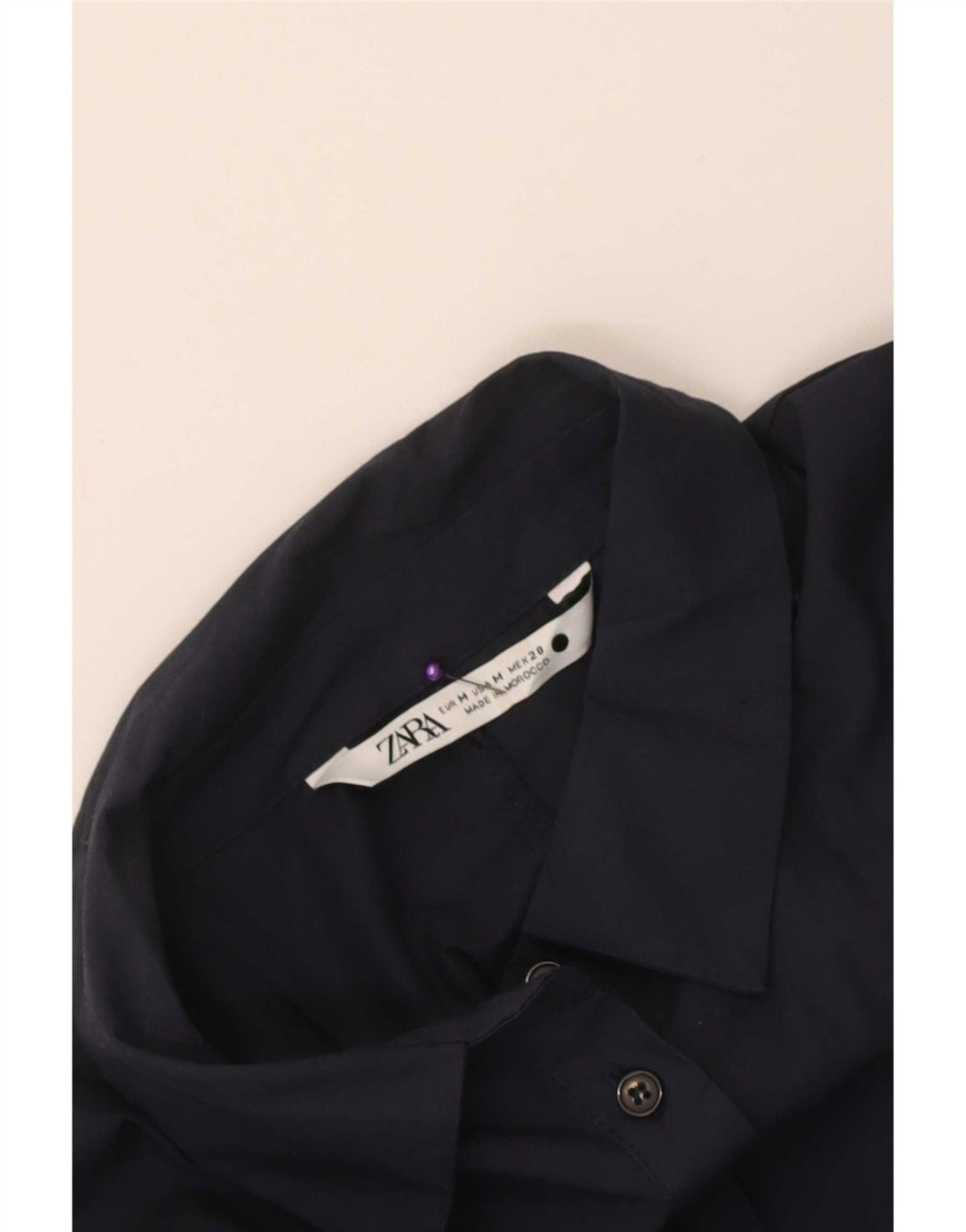 Женское платье макси Zara UK 12, средний темно-синий