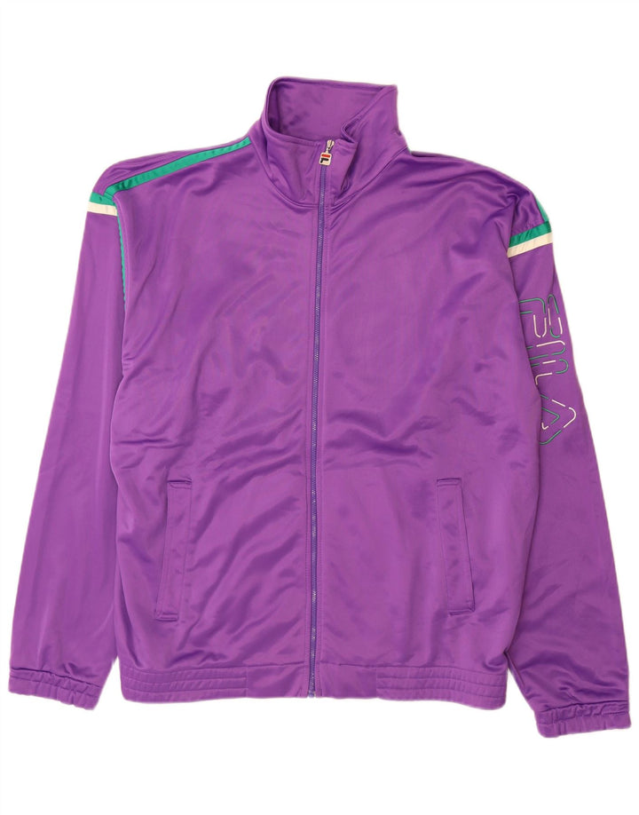 Fila Мужской спортивный костюм с графическим рисунком IT 56 2XL Фиолетовый полиэстер
