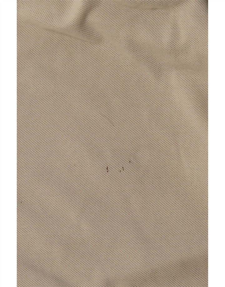 LACOSTE Mens Polo Shirt Size 5 Large Grey Cotton