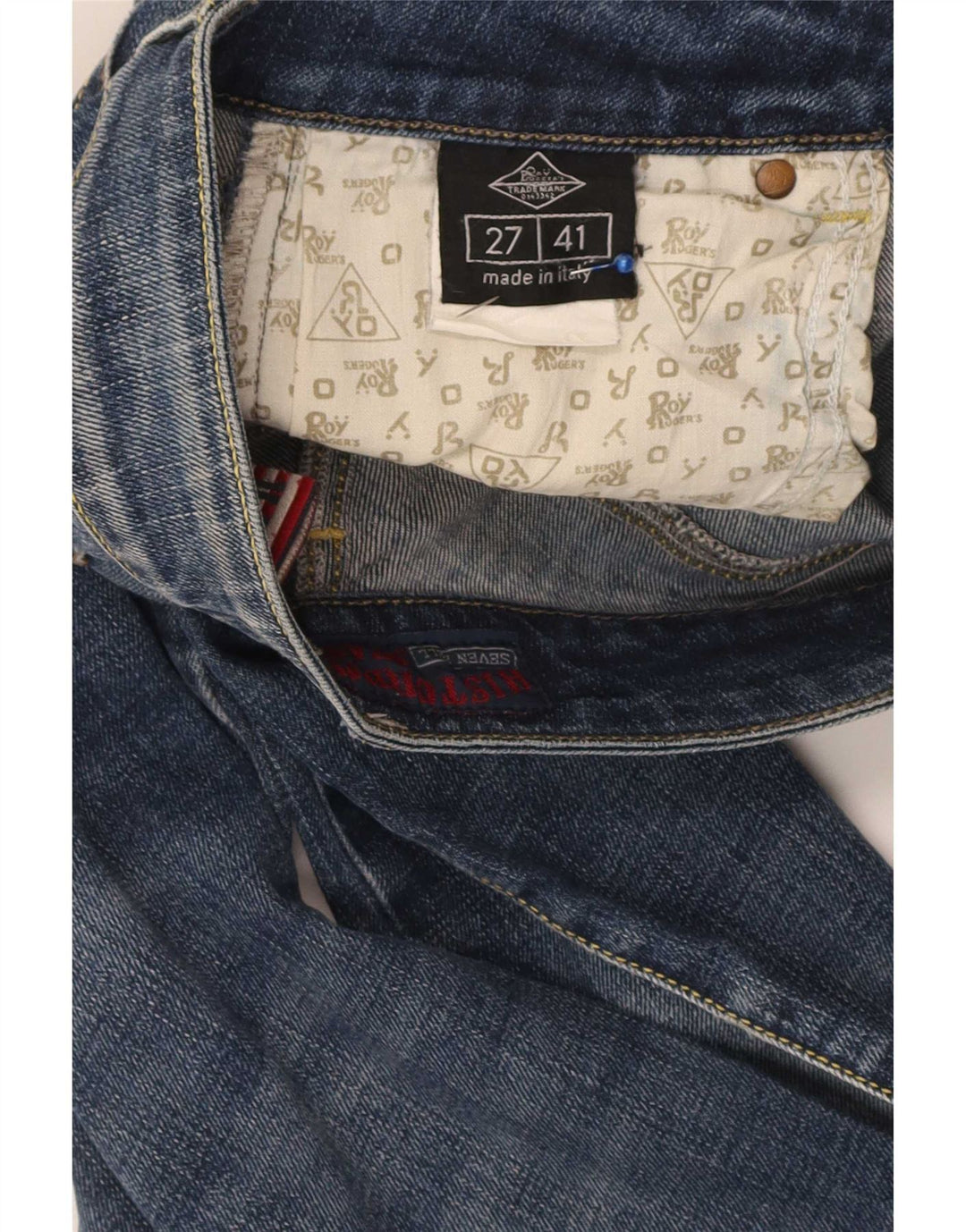 Женские зауженные джинсы Roy Rogers Seven Bell W27 L29 синие