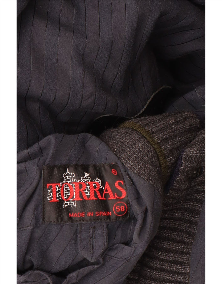 Мужская куртка-бомбер Torras IT 58 4XL Серая Шерсть