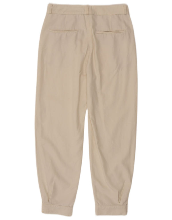 Женские брюки-чиносы Massimo Dutti для джоггеров EU 38 Small W28 L27 Белые