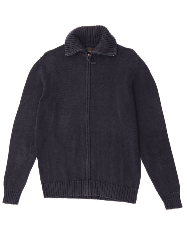 Мужской кардиган Zara, средний темно-синий