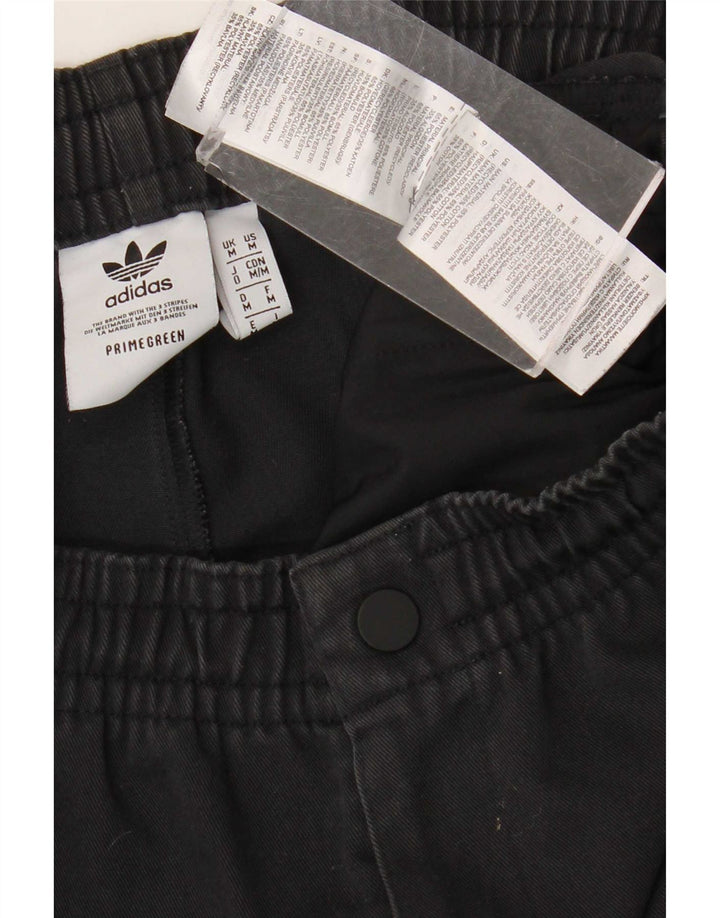 Мужские конические повседневные брюки Adidas Medium W32 L26, черный полиэстер