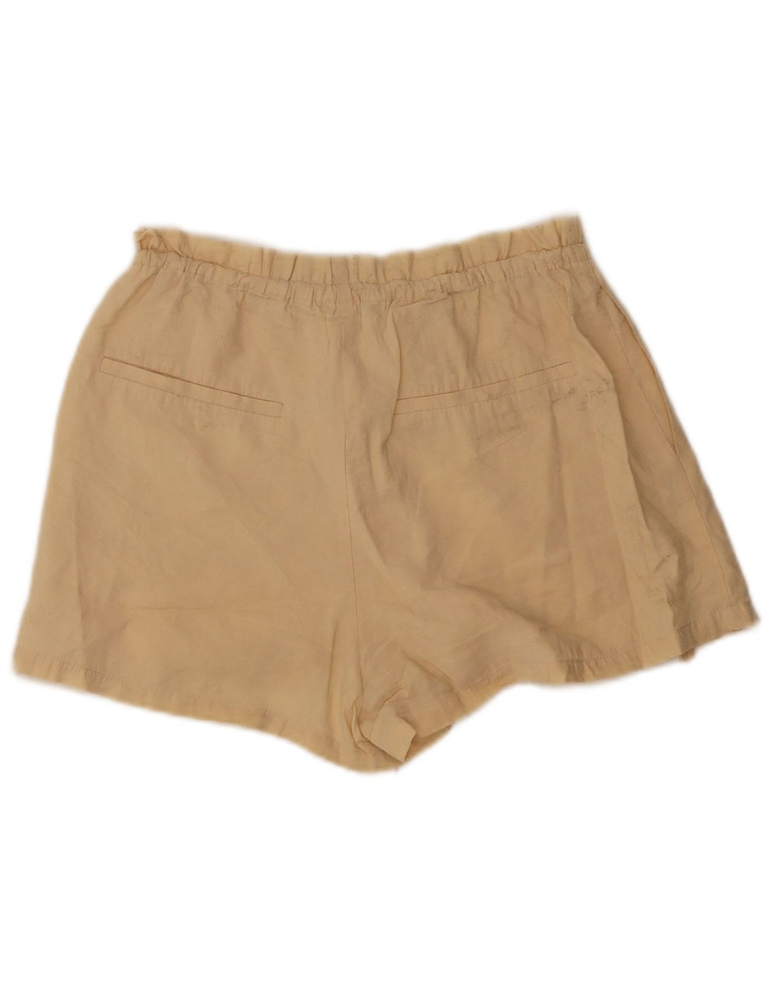 Женские шорты Zara UK 4 XS W24, бежевый модал