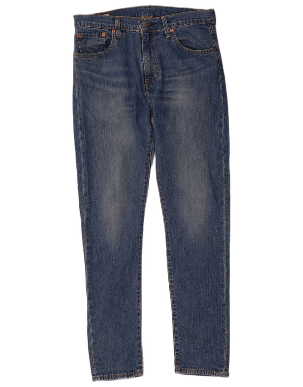 Мужские зауженные джинсы Levi's 512 W32 L32 синие, хлопок