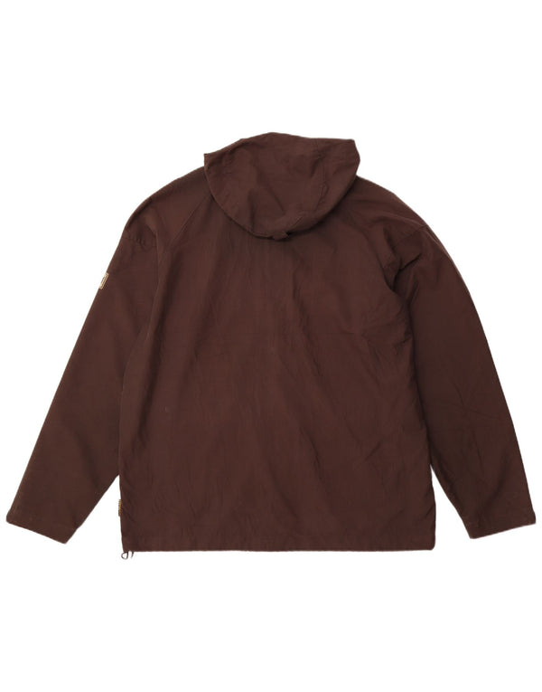 Мужская дождевик с капюшоном JACK WOLFSKIN UK 44/46 XL Коричневый полиэстер