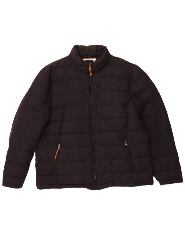 Мужская стеганая куртка FAT FACE UK 44 2XL, черный хлопок