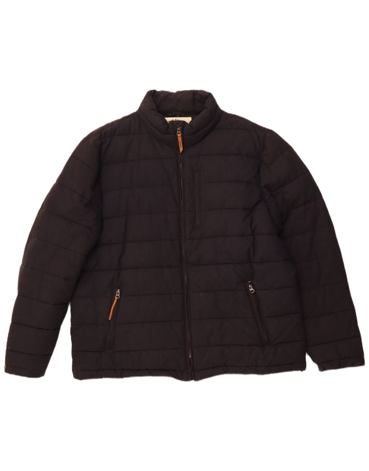 Мужская стеганая куртка FAT FACE UK 44 2XL, черный хлопок