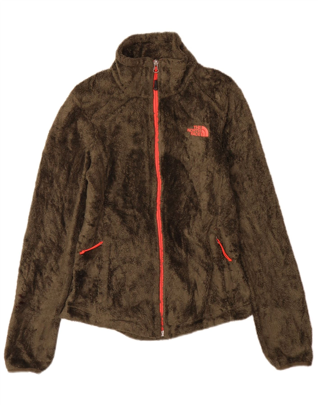 Женская флисовая куртка The North Face UK 6 XS, полиэстер цвета хаки