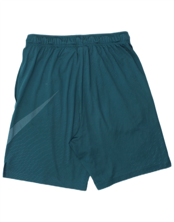 Мужские спортивные шорты Nike Dri Fit с графикой, полиэстер среднего размера, синие полоски
